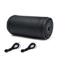 ราคา ปลอกหุ้มพวงมาลัยหนังแท้ DIY หนังหุ้มพวงมาลัย หนังวัวแท้ ที่หุ้มพวงมาลัยแบบเย็บมือ พร้อมด้ายและเข็ม ที่หุ้มพวงมาลัย (21243701436)