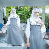 ราคา ชุดเดรสอิสลาม ผู้หญิง สไตล์แฟชั่นมุสลิม เหมาะกับผญอิสลามใส่ออกงาน IM54 (21188517276)