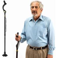ราคา Medical King walking cane for men and walking canes for women special balancing cane walking stick have 10 Adjustable Heights self standing folding cane portable collapsible cane Comfortable (15888356