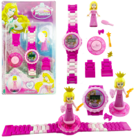 ราคา พร้อมส่ง นาฬิกาเด็ก LEGO นาฬิกาเลโก้ และโมเดลเจ้าหญิง หมุนได้ นาฬิกาดิจิตอล นาฬิกาเด็กผู้หญิง และเด็กชาย (18144156408)