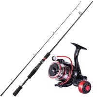 ราคา Sougayilangเบ็ดตกปลาครบชุดชุดรอกและคันเบ็ดอุปกรณ์ตกปลาครบชุดเบ็ดตกปลาพร้อมรอก1 8M 2 1เบ็ดตกปลา5 2 1รอกตกปลา100Mpe เอ็นตกปลา25gเหยื่อตกปลา (20181812058)