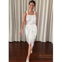 ราคา TuTTI Josie Skirt กระโปรงผ้าลินิน สี Offwhite มีดีเทลผูกด้านหน้า เสื้อผ้าแฟชั่นสตรี (20349561299)