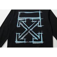 ราคา OFF WHITE mark brush paint graffiti arrow sweater hoodie (18803875183)