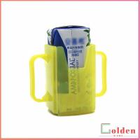 ราคา Golden กล่องกันบีบ กันบีบกล่องนม สำหรับกันบีบกล่องนม กล่องน้ำผลไม้ กล่องกันบีบ กันบีบกล่องนม Baby UHT Milk Easy Hold Pocket (12880392854)