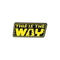 ราคา เข็มกลัด THIS IS THE WAY 17 สตาร์วอร์ Star wars Mandalorian สตาวอ สตาร์วอ starwars starwar เบบี้ โยดา baby yoda war หมวก (18885670349)