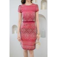 ราคา เดรสทำงาน ชุดทำงาน เดรสลายไทย เดรสผ้าไทย ชุดเดรสผู้หญิง ชุดคุณครู ชุดเดรสทำงาน (19361394782)