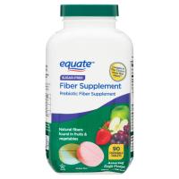 ราคา Equate Fiber Supplement Fruit Flavors Chewable Tablets over the Counter 90 Count ไฟเบอร์ รสผลไม้ เม็ดเคี้ยว (16438192543)