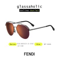 ราคา ลดกระหน่ำ แว่นกันแดด FENDI รุ่น FEN M0031 S ทรงนักบิน สีดำ ดีไซน์คลาสสิค (20477043067)