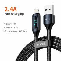 ราคา Toocki USB TypeC Lightning Fast Charging Data Cable สำหรับ iPhone 14 13 12 Pro Max X XS XR 8 7 Plus iPad Fast Charging Charger Cable สายชาร์จไอโฟน (16777671877)