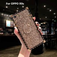 ราคา สำหรับOPPO R9s OPPO R9sพลัสกรณีปกเกาหลีสแควร์Rivet G Litterขาตั้งโทรศัพท์แฟชั่นผู้หญิงกรณีสำหรับOPPO R9s OPPO R9sพลัสเคสโทรศัพท์ (680102429)