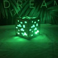 ราคา Grain73gre1ygs Minecraft peripherals torch led night light rechargeable mining diamond changing bottle (20424086498)