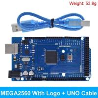 ราคา CH340G Mega2560 ATMEGA16U2 โปรมินิ MEGA 2560 MEGA WiFi ชิป ATmega2560 R3สำหรับบอร์ดพัฒนา R3 Arduino ESP8266 (21170729879)