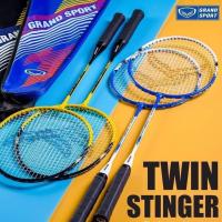 ราคา ส่งฟรี ไม้แบด ไม้แบดมินตันแพคคู่ แพ็คคู่ พร้อมซอง Grandsport รุ่น scepter 372181 (16358180042)