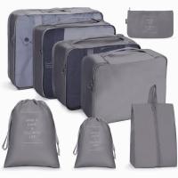 ราคา 8 ชิ้น Set Travel กระเป๋าจัดระเบียบ กระเป๋าเดินทาง เซ็ตจัดระเบียบพรีเมี่ยม ชุดบรรจุกรณีการจัดเก็บ กระเป๋าเก็บของเดินทาง (19410344056)