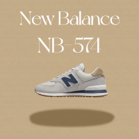 ราคา กล่องเดิม New balance NB 574 รองเท้าวิ่ง ย้อนยุคคลาสสิก รองเท้ากีฬา รองเท้าหญิง รองเท้าเดิน สีเทาอ่อน (21011100902)