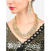 ราคา GOLD TONE KUNDAN JEWELRY SET by Grace Fashion (19714066006)
