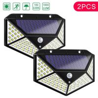 ราคา ซื้อ 1 แถม 1 โซล่าเซลล์ ไฟผนังโซล่าเซลล์100LED ไฟทางเดิน (19974169725)
