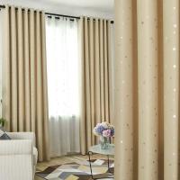 ราคา GH ผ้าม่าน ม่านรูปดาว ม่านประตู ม่านหน้าต่าง ม่านกั้นห้อง ม่านตกแต่งห้อง ผ้าม่านสำเร็จรูปกันแสงกันUV แบบตาไก่เจาะห่วง (11443908282)