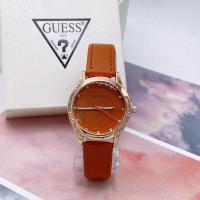 ราคา นาฬิกาข้อมือ ผญ นาฬิกาผู้หญิง นาฬิกาลำลองผู้หญิง นาฬิกา เกรป รุ่น W1153L2 สายนาฬิกา หนัง หน้าปัดลาย หลังเต่า ขอบประดับเพชร หน้าปัด 34 มม (17747959045)