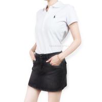 ราคา Ralph lauren bear mash polo for women Slim Fit เสื้อโปโลผู้หญิง 5 กระดุม ของแท้ (20179441376)