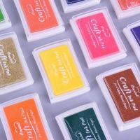 ราคา หมึกปั๊ม กันน้ำได้ Crystal Craft Ink Pad หมึก สแตมป์ Stamp อิงค์แพด diy by mimisplan (2378974811)