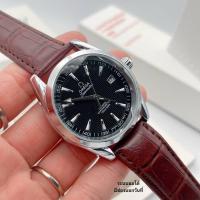 ราคา นาฬิกาข้อมือผู้ชายOmegaมีช่องบอกวันที่ ระบบAutomatic พร้อมกล่อง ขนาดหน้าปัด 40 mm สินค้าถ่ายเองตรงตามภาพ (21185758155)