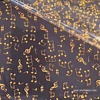 ราคา แผ่นลอกลายช็อคโกแลต Chocolate Transfer Sheet ลาย โน๊ตดนตรี Music Note น่ารักมาก (10334711778)