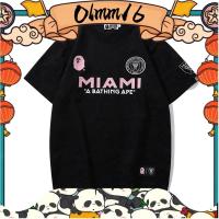 ราคา แบรนด์เฉา 2024 ใหม่ BAPE ร่วมกันหลายสีลายพรางฉลากชายและหญิงผ้าฝ้ายแขนสั้นเสื้อยืด XS 5XL (21142869324)