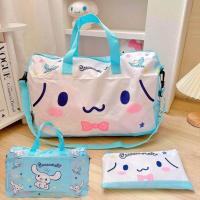 ราคา กระเป๋าเดินทาง Sanrio พับเก็บได้ มีช่องเสียบแกนกระเป๋า (21240516360)