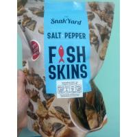 ราคา หนังปลาทอดกรอบรสไข่เค็มและรสเกลือพริกไทยCrispyFishSkins145g อาหารพร้อมทานขนมขบเคี้ยว (21176447005)