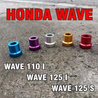 ราคา ของแต่ง อะไหล่แต่ง บูทแกนล้อเวฟ125i บูทล้อหน้ามิเนียมเวฟ125s เวฟ110i สีแดง (9539416187)
