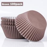 ราคา Fypo ถ้วยกระดาษคัพเค้ก100ชิ้นแพ็คแม่พิมพ์คัพเค้กถ้วยกระดาษอบคัพเค้กที่ใส่ถ้วยคัพเค้กซิลิโคนแบบใช้แล้วทิ้งถ้วยพิมพ์ขนมหวานเค้กที่อบต้านไขมัน (19010638062)