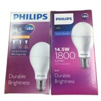 ราคา Philips หลอดไฟฟิลิปส์ LED Bulb 14 5W Durable Brightness Daylight Warmwhite ขั้ว E27 (7363818987)