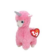 ราคา ตุ๊กตา TY Beanie Boos LANA pinkllamaw hornsize regular NEW (2143298893)