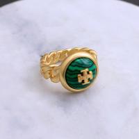 ราคา Tory Burch แหวนนิ้วชี้ย้อนยุคหญิงแฟชั่นหินเทียมบุคลิกภาพที่เรียบง่ายแหวนชุบทองอารมณ์ high quality (17110231549)