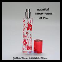 ราคา ขวดกลมเพ้นท์ลายดอกไม้ ขนาด 30 35ml ขวดแฟชั่น ขวดสเปรย์แก้ว ขวดแก้วน้ำหอม (20050765122)