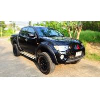 ราคา คิ้วล้อ6นิ้ว ซุ้มล้อ โป่งล้อ Mitsubishi Triton 2005 2014 แบบเรียบ แบบน็อต สีดำด้าน ผิวส้มสีดำเงา แคป 4ประตู (8587275781)