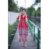 ราคา เสื้อกะเหรี่ยงสวยๆ ผ้าทอมือกะเหรี่ยง Karen dress ma moe dress (20941862972)