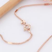 ราคา พร้อมส่ง สร้อยคอทองอิตาลี สีโรสโกลด์ ลายโซ่อิตาลี ยาว18นิ้ว ใส่อาบน้ำได้ทุกวัน ไม่บอกไม่ดำ R12 (5456218334)