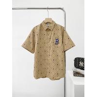 ราคา MLB เสื้อเชิ้ตแขนสั้นฤดูร้อนแบบเดียวกับผู้ชายและผู้หญิง NY เพชรพิมพ์ลายแฟชั่นลำลอง ins คอปกแบรนด์แฟชั่นลายดอกเพชร (20511083771)