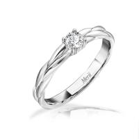 ราคา Merii แหวนเงินแท้ 925 ชุบโรเดียม ประดับเพชร CZ ขนาด 3 5 mm ดีไซน์ใบมะกอกบ่าข้าง แหวนคู่รัก Couple Rings 221R0474 01 (9685327750)