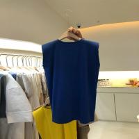 ราคา ถูกมาก เสื้อยืดแขนกุด ใส่สบาย เสื้อยืดครอปคอกลม เสื้อครอปเอวลอย ครอปเอวลอย (19485845458)