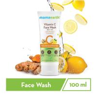 ราคา Mamaearth Vitamin C Face Wash with Vitamin C and Turmeric for Skin Illumination 100ml pack of 2 (15212489880)