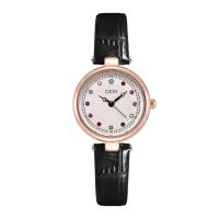 ราคา GEDI 51040 พลอยหลากสี สายหนัง น่ารักมาก จีดี้ ของแท้ 100 นาฬิกาแฟชั่น นาฬิกาข้อมือผู้หญิง (19251817273)