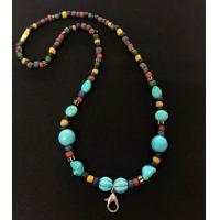 ราคา สร้อยคอลูกปัดหินสีเทอร์คอย 20 (14720643642)