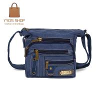 ราคา กระเป๋าสะพายข้าง ผ้าแคนวาส ขนาดเล็ก Size S Fashion1876 (20971338852)