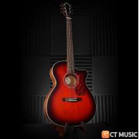 ราคา Guild OM 240CE กีตาร์โปร่งไฟฟ้า OM240CE Oxblood Burst Antique Charcoal Burst Dark Blue Burst (15791953808)
