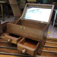 ราคา 1ชิ้น ตู้ไม้สักใส่ของมีค่ามีลิ้นชัก ตู้ไม้สักเก็บของมีค่า ตู้ไม้ใส่ของมีค่า ตู้ไม้มีลิ้นชักเก็บสิ่งของ กล่องไม้ใส่ของมีลิ้นชัก กล่องเก็บของมีลิ้นชัก เหมาะสำหรับใช้เก็บสิ่งของ ของมีค่า ของใช้กระจุกกระจ