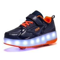 ราคา รองเท้าสเก็ต 2 ล้อ รองเท้ามีล้อ มีไฟ LED ไฟกระพริบได้ 7 สเต็ป รองเท้าติดล้อ ชาร์จไฟได้ (21340269744)