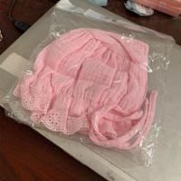 ราคา หมวกอุปกรณ์ประกอบฉากการถ่ายภาพผ้าฝ้ายมีระบายลูกไม้สำหรับหมวกบังแดดเด็กแรกเกิดเด็กผู้หญิงผ้าฝ้ายนุ่มหมวกเด็กผู้หญิงทารก (18410582092)